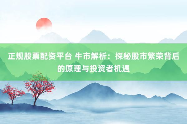 正规股票配资平台 牛市解析：探秘股市繁荣背后的原理与投资者机遇