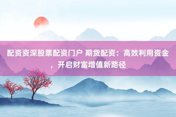 配资资深股票配资门户 期货配资：高效利用资金，开启财富增值新路径