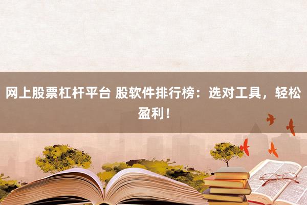 网上股票杠杆平台 股软件排行榜：选对工具，轻松盈利！
